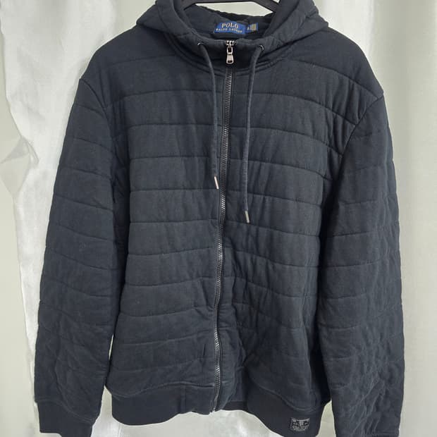 폴로랄프로렌 블랙 패딩 후드집업 (1659)