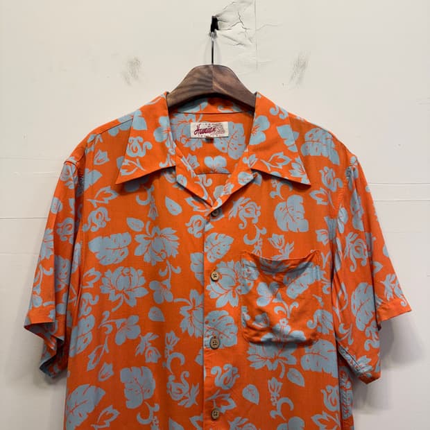 ALOHA Hawaiian 하와이안 반팔 셔츠
