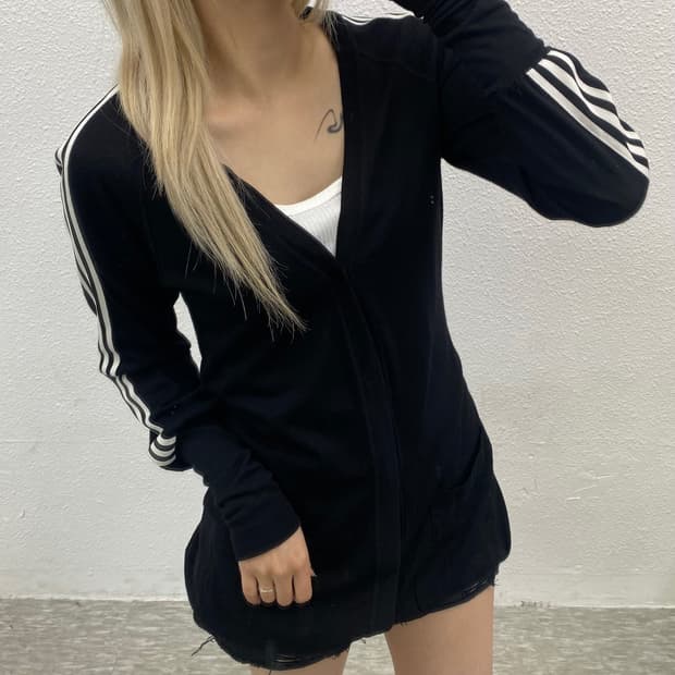 아디다스 Y-3 블랙 롱가디건 S