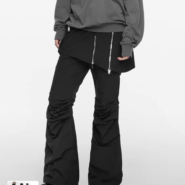 나체 스커트팬츠 블랙 0