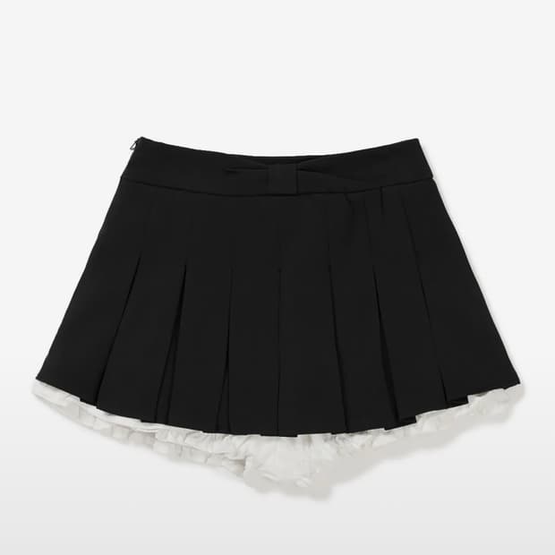 제로플래닛 줄리아 플리츠 스커트 팬츠