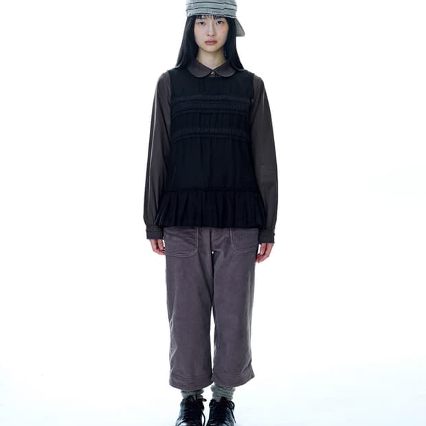 (코이세이오)러스틱코듀로이카프리팬츠