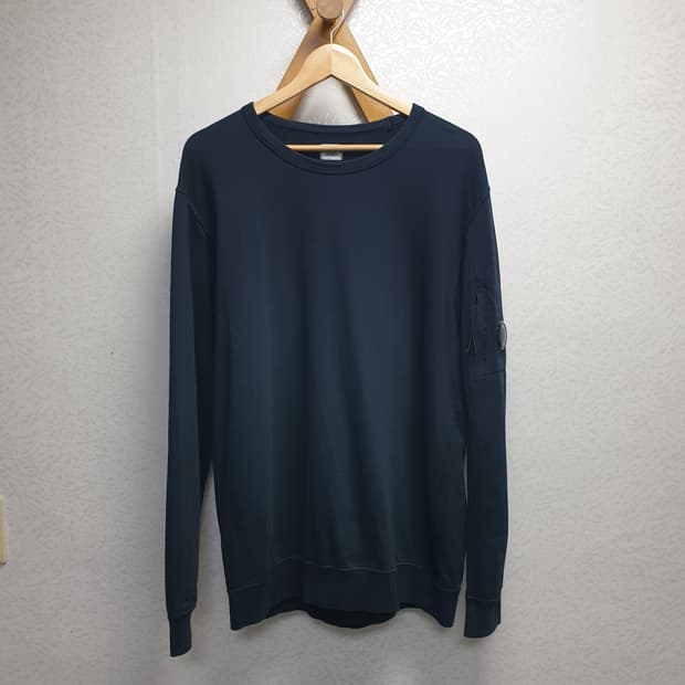 [xxl/정품] cp컴퍼니 렌즈와펜 맨투맨 블랙