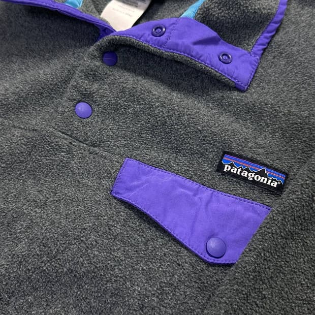 patagonia 파타고니아 신칠라 우먼 니켈 그레이 퍼플 M