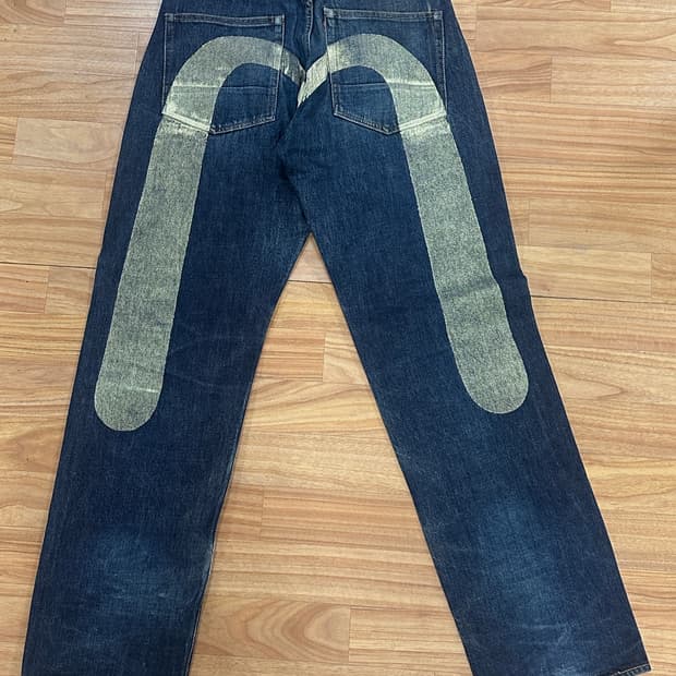 에비수 EVISU 빅로고 데님 팬츠 / 야마네 / 메이드 인 재팬