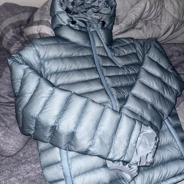 (새상품)산산기어 서픽스 푸퍼 스카이블루 경량패딩 3사이즈