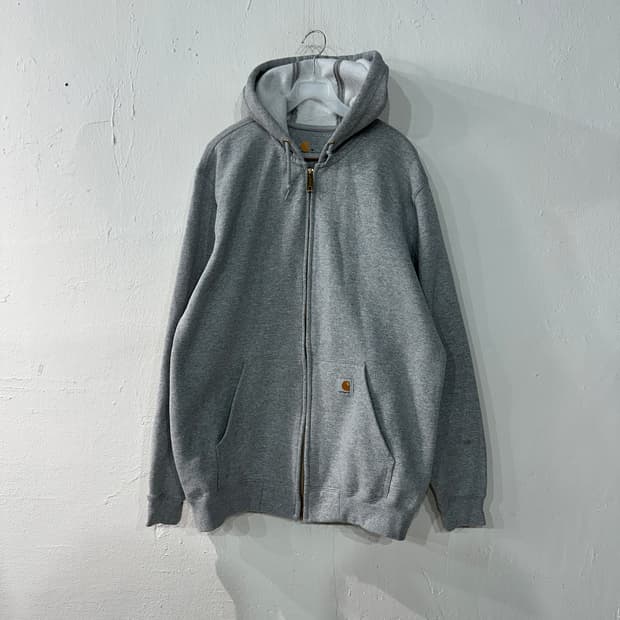 칼하트 그레이 후드집업 100