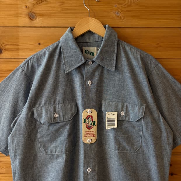 [L/Deadstock] KEYIMPERIAL chambray shirt
