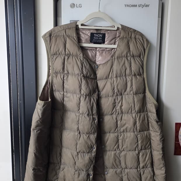 타이온 경량패딩조끼 3xl 110 입으시는분