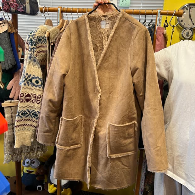 [Japanese Vintage] 올리브데올리브 무스탕 coat