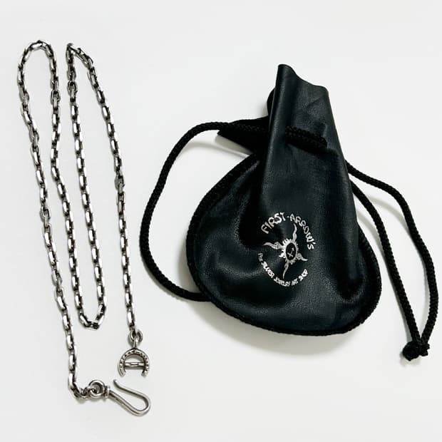 60cm) 퍼스트에로우즈 Necklace Silver Chain 