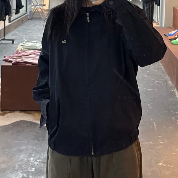라코스테 네이비 블루종 자켓 H3300