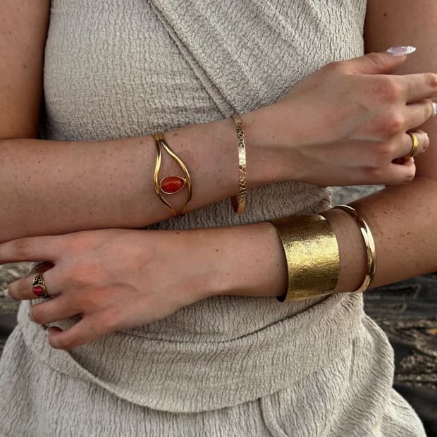 브라스 커프 팔찌