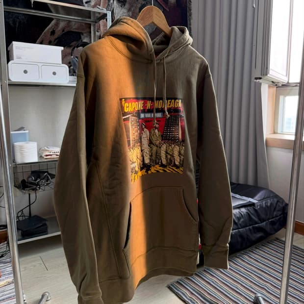 슈프림 워리포트 후드티