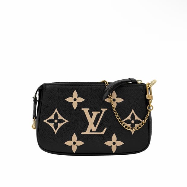 루이비통 여성 LV 포쉐트 악세수아 앙프렝뜨 미니 핸드백 바이 컬러