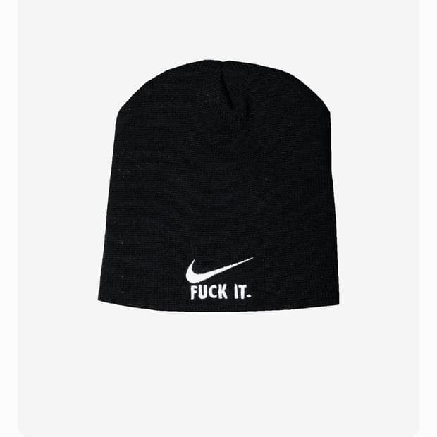 Fuck It 나이키스우시 비니