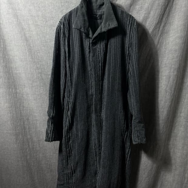 TRANSIT UOMO Textured Corduroy Long Coat