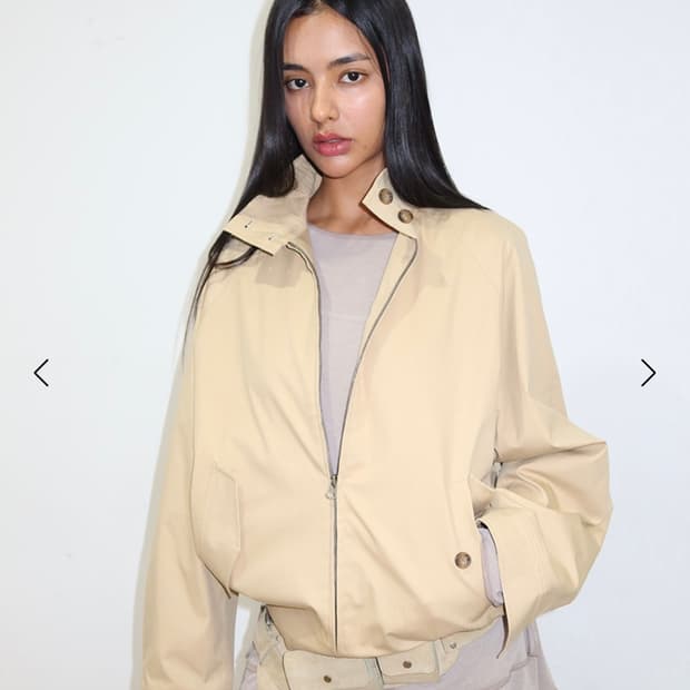 Mmm Jeans Harrington Jacket_Beige