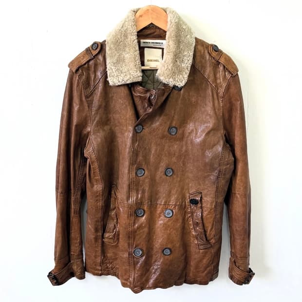 디젤 셰르파 더블 레더자켓