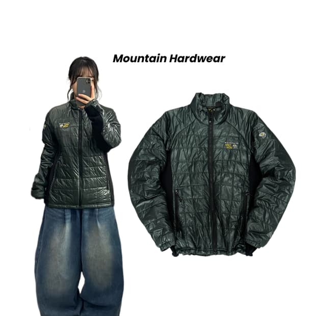 마운틴하드웨어 고프코어 유광 마운틴 경량패딩 자켓