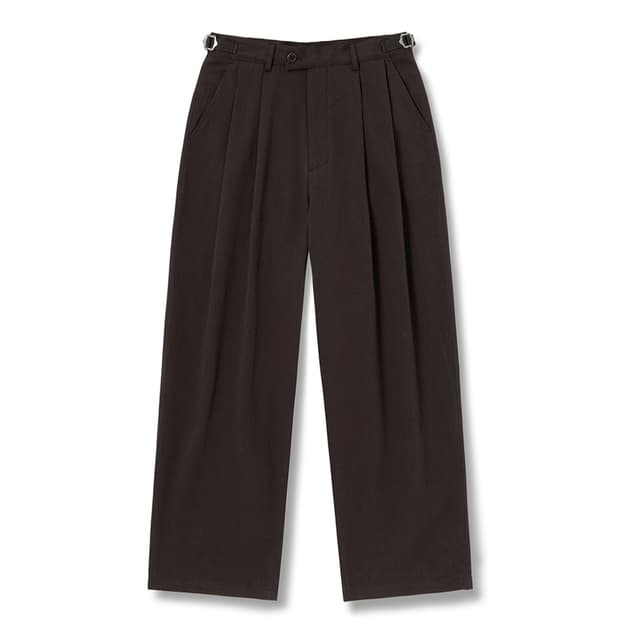 [1]노운 와이드 치노 팬츠 브라운