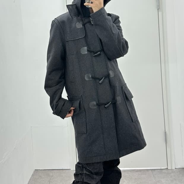 Vintage wool duffle coat
