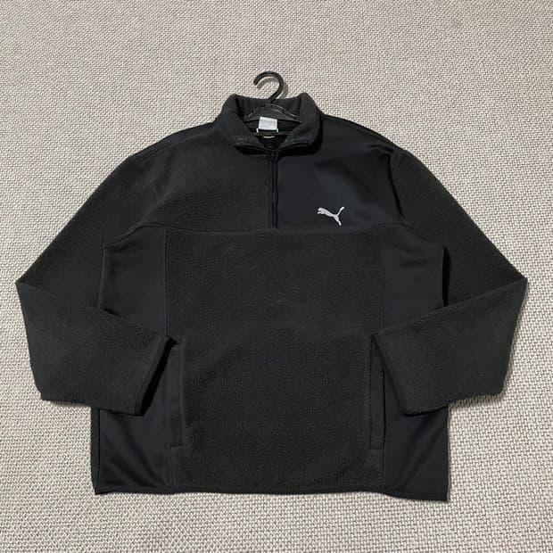 퓨마 반집업 후리스 긴팔 6004