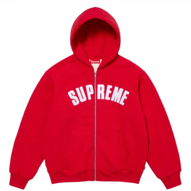 슈프림 아크 써멀 라인드 집업 후드