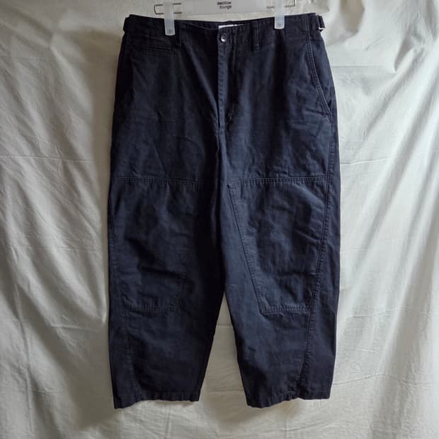 셔터 브리스번 모스 캔버스 코튼 워커 팬츠 블랙 L