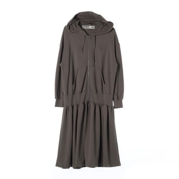 OPEN YY 롱 후드집업 