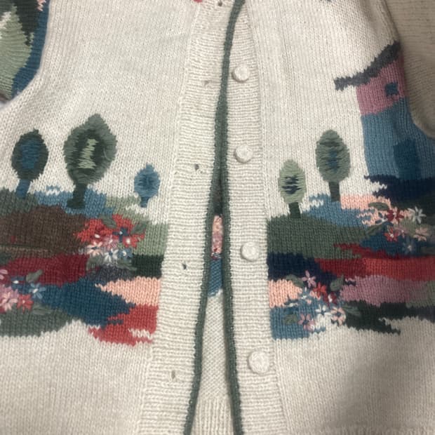 sirogojno 핸드메이드 코위찬 니트 가디건 M