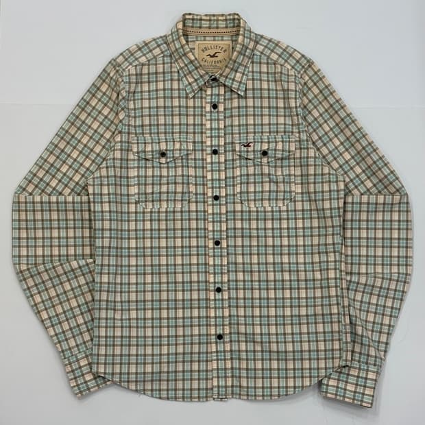 홀리스터 웨스턴 체크 셔츠