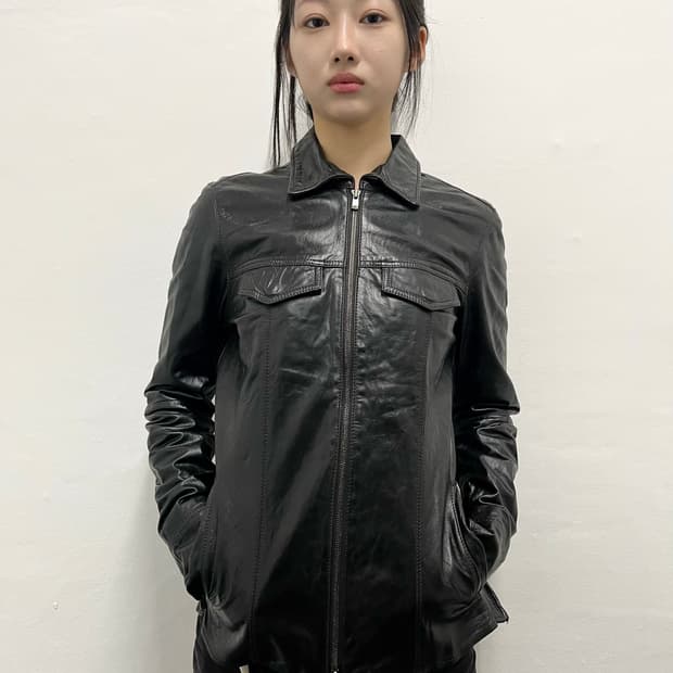 LUVA TRAM 램 레더 싱글 라이더 재킷