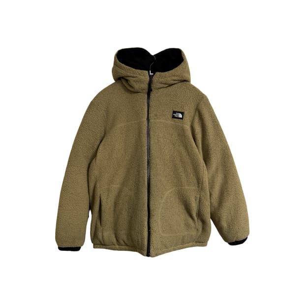 노스페이스 시어링 리버시블 후드 자켓