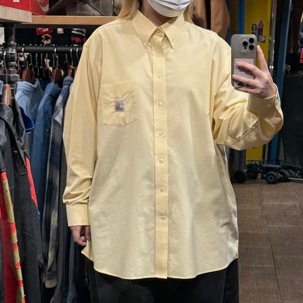 [HI] 칼하트 긴팔셔츠 옐로우 