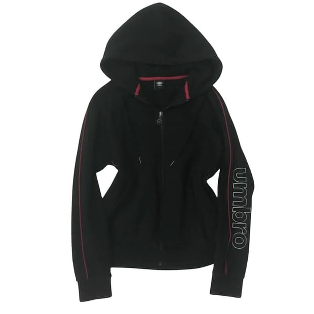 엄브로 니트 후드집업