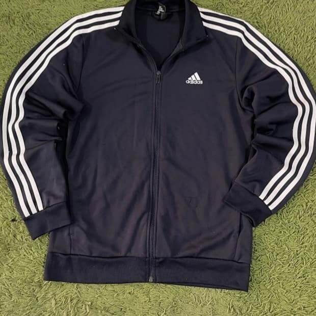 아디다스 네이비 트랙탑 져지집업 100/L