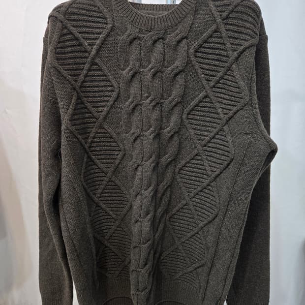  바버 꽈베기 패턴니트