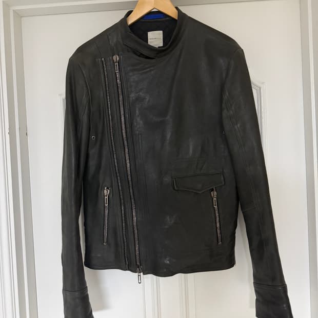 코스튬 내셔널 가죽 라이더 자켓 46