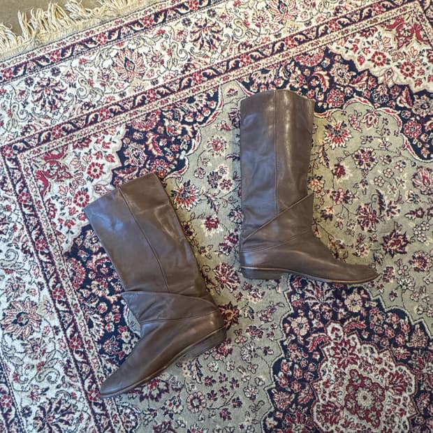 스페인 레더 부츠 245