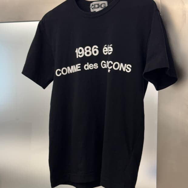 [M] CDG 1986 꼼데가르송 티셔츠 블랙