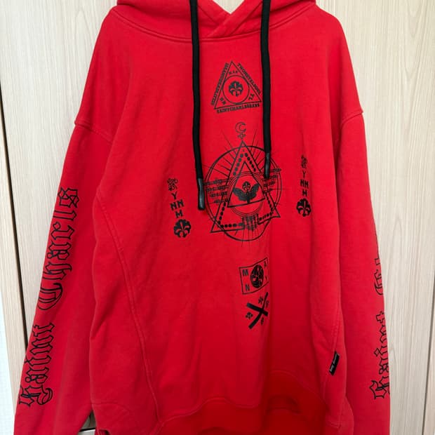 빈티지 오버핏 후드티 