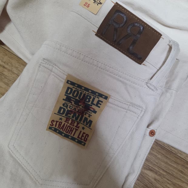 RRL 스트레이트 내추럴컬러 25사이즈