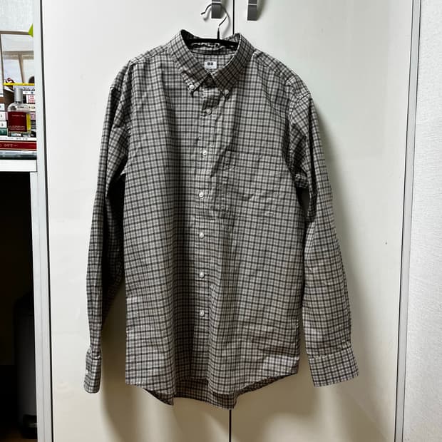 유니클로 체크셔츠