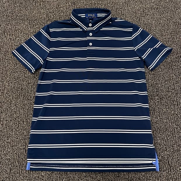 POLO 폴로 랄프로렌 스트라이프 카라티 여성 반팔티셔츠 XS