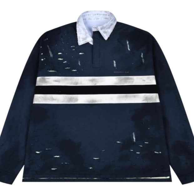 프로젝트GR 불리드 폴로 셔츠 네이비