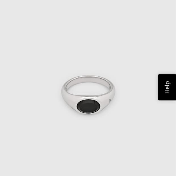 새상품 톰우드 Joe Ring Polished Onyx