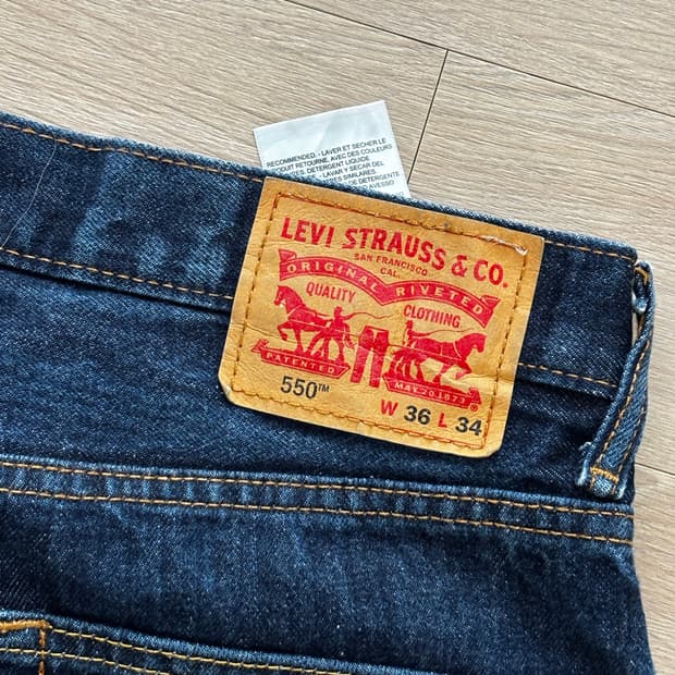 Levis550 데님팬츠