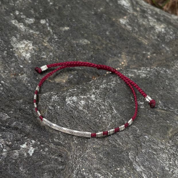 karen silver handmadebracelet