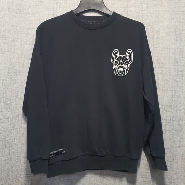 라이프워크 남성 로고패치 맨투맨 